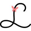 Letter L Butterfly Letter