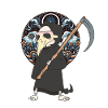 Medieval Grim Reaper Halloween Death