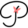 Letter P Butterfly Letter