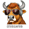 COW WITH SUNGLASSES KUHLMUH