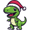 Dinosaur T-Rex Christmas