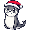 Robbe Tier Weihnachten