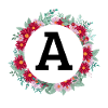 Blumenkrone Buchstabe