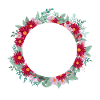 Buchstabe e Blumenkranz