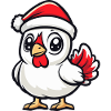 Rooster Christmas
