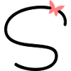 Letter S Butterfly Letter