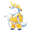 Feuerwehrmann Einhorn