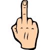 Middle finger