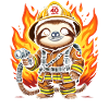 Firefighter Sloth