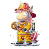 Firefighter Unicorn