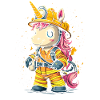 Feuerwehrmann Einhorn