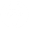 Taurus Zodiac Sign (White)