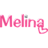 Melina Name Balloon Font