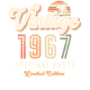 Millésime 1967 Anniversaire Rétro