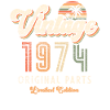 Millésime 1974 Anniversaire Rétro