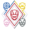 Power Rangers Embroidery