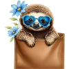 Sloth Chest Bag