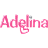 Adelina Name Ballonschrift