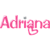 Adriana Name Balloon Font