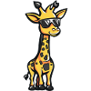 Giraffe Comic Cool