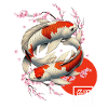 Japanese Koi Carp Nishikigoi Fish