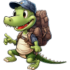 Crocodile Hiking / Mountaineering Crocodiles