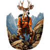 Cerf Alpiniste / Randonnée Cerf