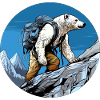 Polar Bear Hiking / Mountaineer Polar Bear