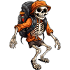 Skeletons Hiking / Mountaineer Skeleton
