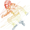 Football Player Sketch