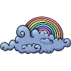 Rainbow cloud