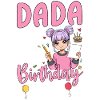 Dada De La Fille D’anniversaire