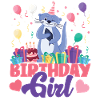 Loutre Anniversaire Fille Anniversaire Fille