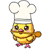 Kokkens Hat Madlavningsske Chick Kok Kok Kok Kok