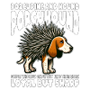LOYAL MEN SKARP - PINDSVIN OG HUND - PORCUHOUND