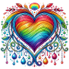 Rainbow Heart