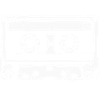 Audio-Kassetten Retro Musikdesign