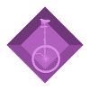 Unicycle Circus Penny farthing