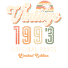 Millésime 1993 Anniversaire Rétro