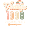 Millésime 1998 Anniversaire Rétro