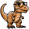 Dinosaur T-Rex Comic Cool