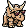 Dinosaur triceratops Comic Cool