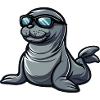 Seal Animal Comic Cool