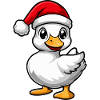 Goose Christmas Cute