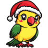 Parrot Christmas Cute