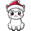 Alpaga Lama Noël mignon