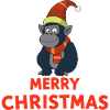 Merry Christmas Gorilla