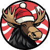 Moose Christmas X-Mas