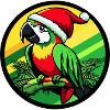Papagai Christmas X-Mas