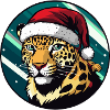 Leopard Christmas X-Mas